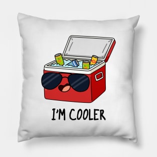 I'm Cooler Funny Box Pun Pillow