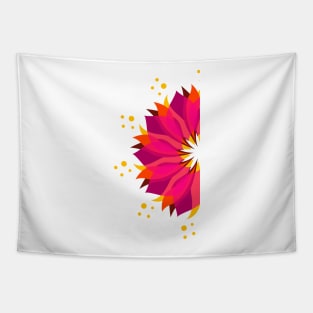 Abstract Flowers Tapestry