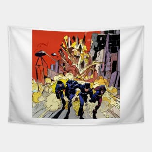 Thin Lizzy The Boys Are Back Fanart Tapestry