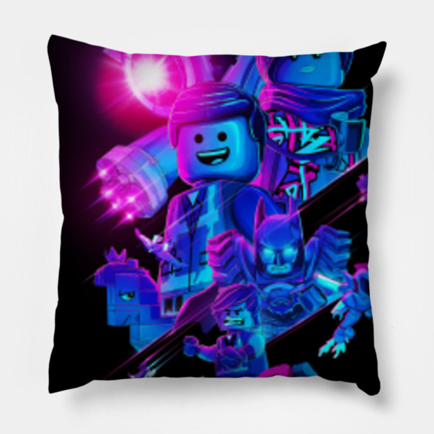 The Lego Movie 2 Blacklight The Lego Movie 2 Pillow Teepublic Au
