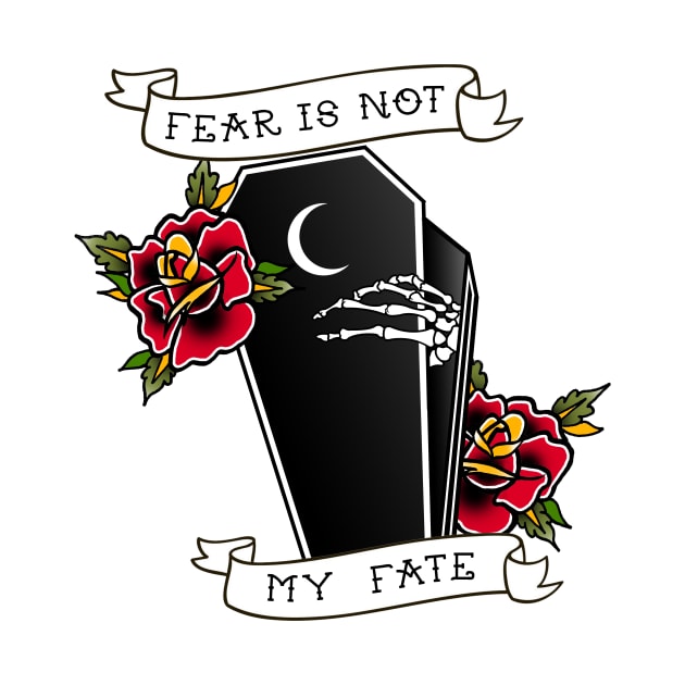 Fear Is Not My Fate Tattoo Design by Retoro