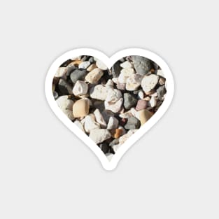 Seaside Beach Pebbles Pattern Magnet