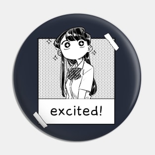 Komi san excited Pin