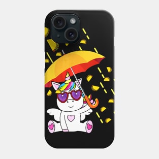 Its Raining Tacos - Funny Unicorn Tacos Phone Case