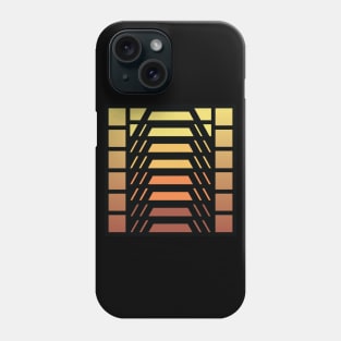 “Dimensional Stairway (No.2)” - V.5 Brown - (Geometric Art) (Dimensions) - Doc Labs Phone Case