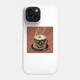 Coffee Retro Style Vintage Since Established Phone Case