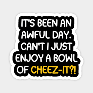 Cheez-it to the rescue! Magnet