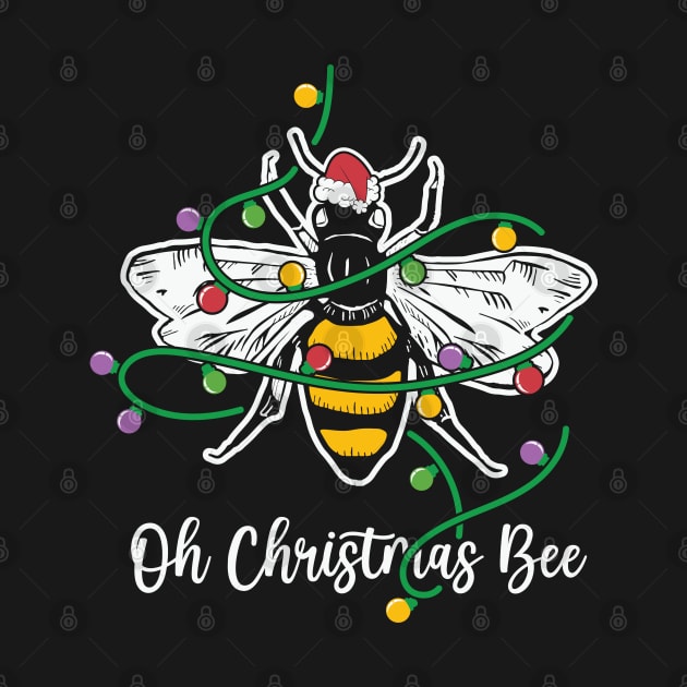 Oh Christmas Bee Christmas Lights by BadDesignCo