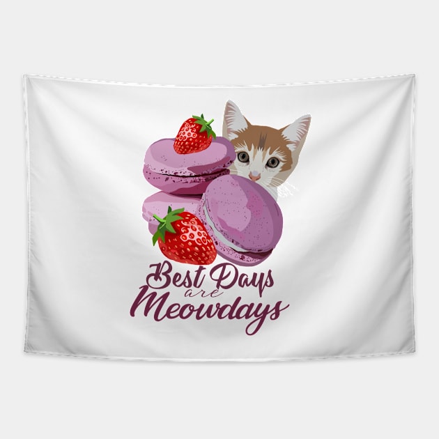 Best days are Meowdays Tapestry by smoochugs