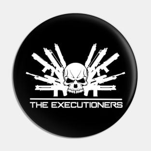 The Executioners - White Logo Pin