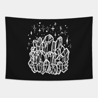 Crystal Cluster Witchcraft Tapestry