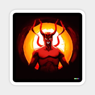 Satan stickers Magnet