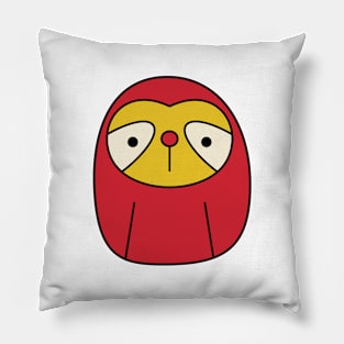 Red Sloth Pillow