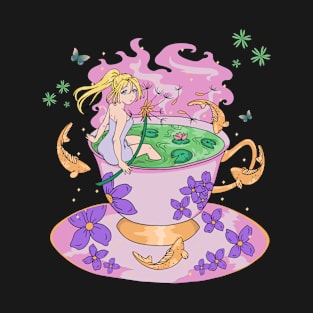 Kawaii Anime Girl Magic Tea T-Shirt