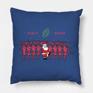 WGBH Boston Christmas Bumper (70's-80's) Pillow