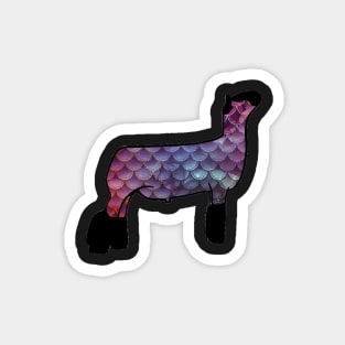 Mermaid Market Wether Lamb Silhouette 2 - NOT FOR RESALE WITHOUT PERMISSION Magnet