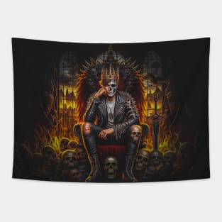 The Skull King (Portrait) Tapestry