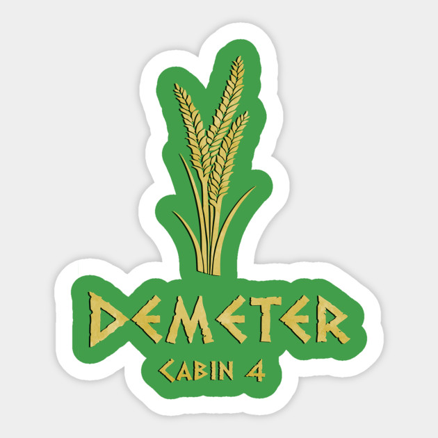 Demeter Cabin 4 Percy Jackson Sticker Teepublic