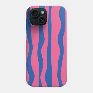 Vertical Lines - Pink Blue Phone Case