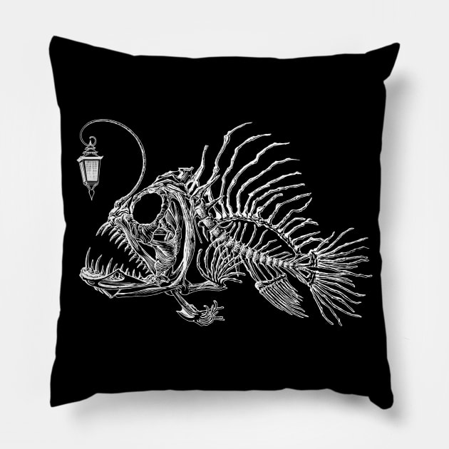 "Angus" The Anglerfish Pillow by Collywobbles Originals