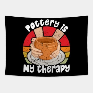 Pottery is my Favorite Season Tapestry