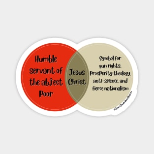 Venn Diagram Jesus Christ Magnet