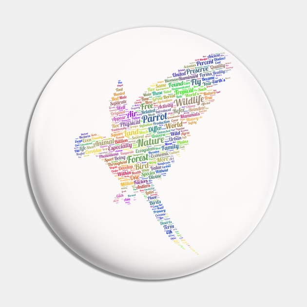 Parrot Bird Free Wildlife Text Word Cloud Pin by Cubebox