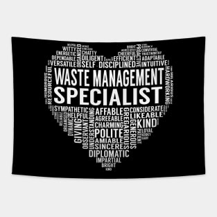 Waste Management Specialist Heart Tapestry