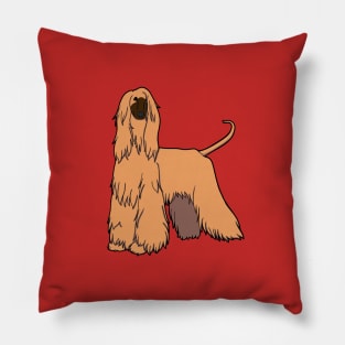 Tan Afghan Hound Pillow