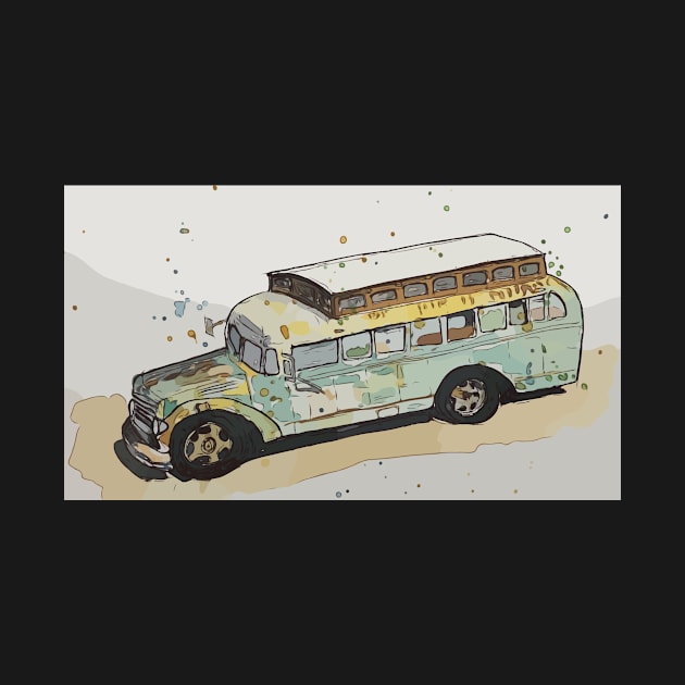 Old camper bus by WelshDesigns