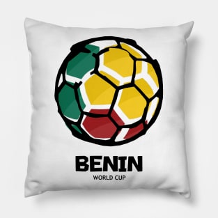 Benin Football Country Flag Pillow