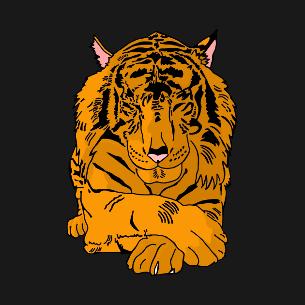 Resting Tiger by imphavok
