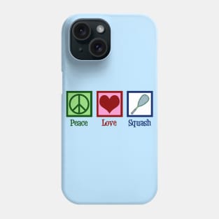 Peace Love Squash Phone Case