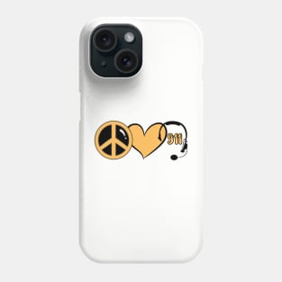 911 Dispatcher Peace Love Dispatch Phone Case