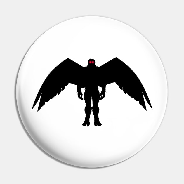 Mothman Pin by Wickedcartoons