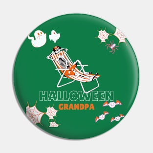 Grandpa halloween Pin