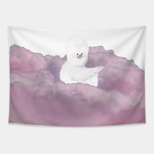 fluffy chicken Tapestry