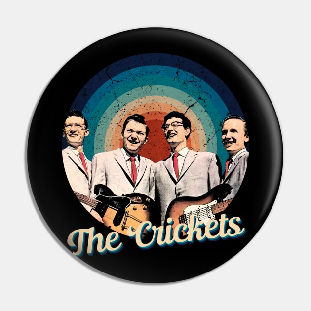 Be-Bop-a-Lula with The Crickets Rockin' Shirt Pin by Mckenna Paucek