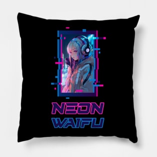 Cyber Futuristic Girl - Anime Shirt Pillow