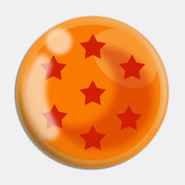 7-Star Ball - Dragonball Z - Pin | TeePublic 7-Star Ball - Dragonball Z - Pin | TeePublic