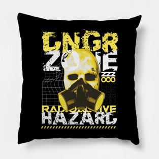 Danger Zone Radioactive Hazard Pillow