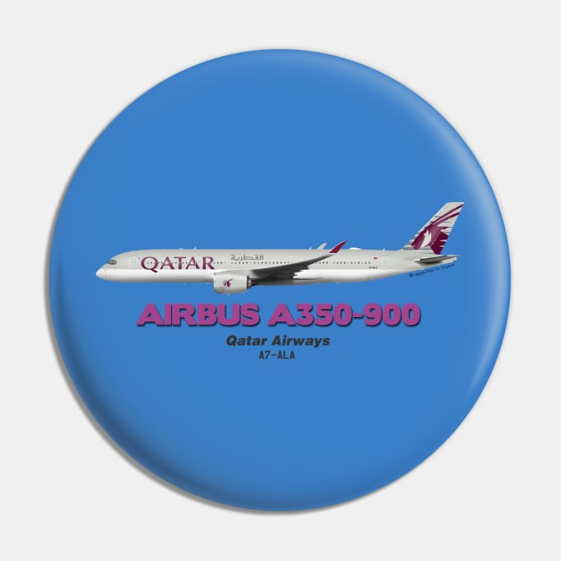 Airbus A350-900 - Qatar Airways Pin by TheArtofFlying