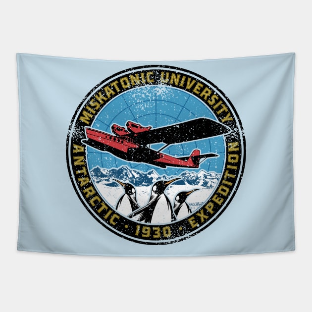 Miskatonic University Antarctic Expedition Tapestry by Geekeria Deluxe