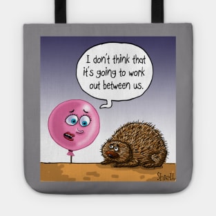 Balloon and porcupine breakup Tote