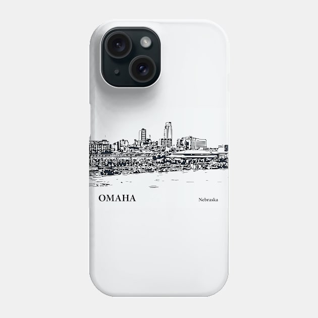 Omaha - Nebraska Phone Case by Lakeric