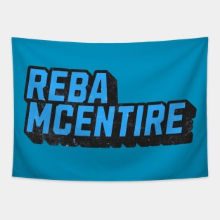 Reba Under Blue Tapestry