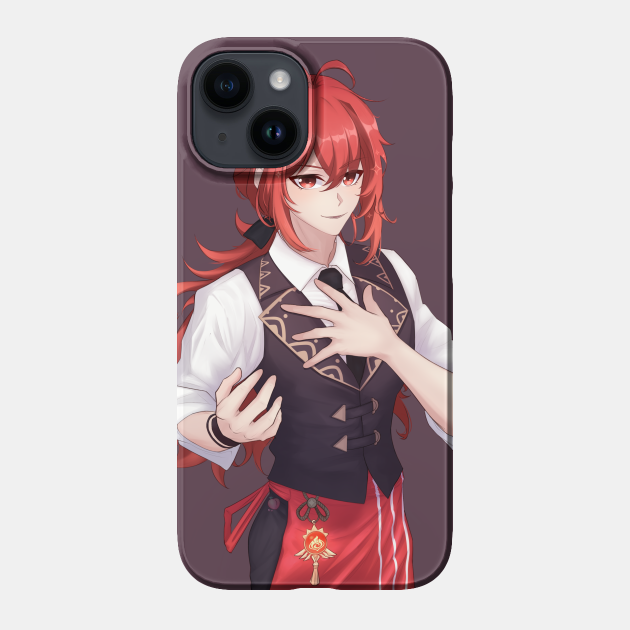 KFC Diluc - Genshin Impact - Phone Case | TeePublic KFC Diluc - Genshin Impact - Phone Case | TeePublic