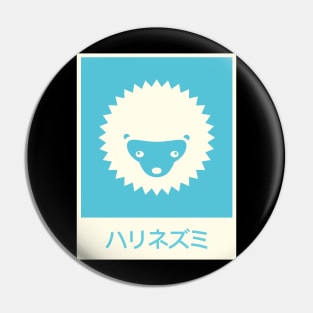 "Hedgehog" In Japanese Pin