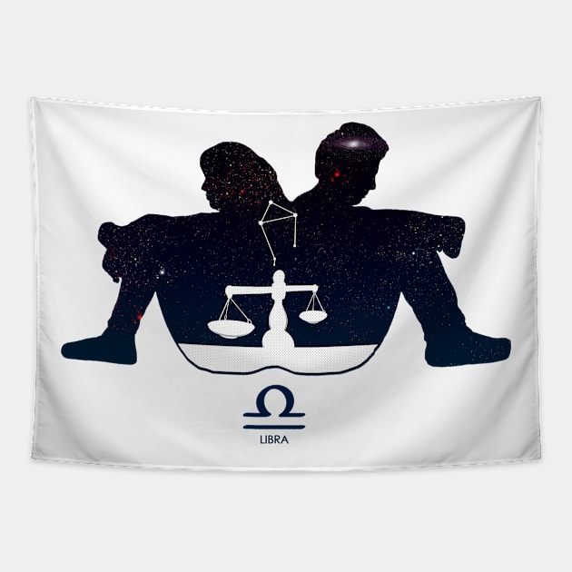 LIBRA Tapestry by Eoli Studio