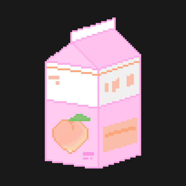 Peach Milk Pixel by ssydneyart